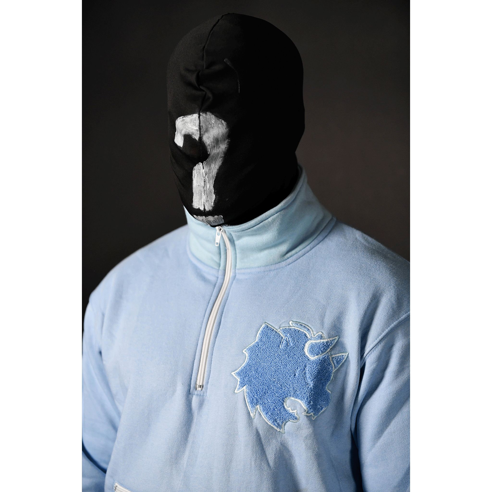 Mystique Baby Blue Quarter Zip Sweatshirt